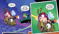 Charmy with the relic
