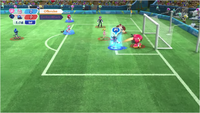 Mario & Sonic at the Rio 2016 Olympic Games - Team Amy VS Team Metal Sonic Football