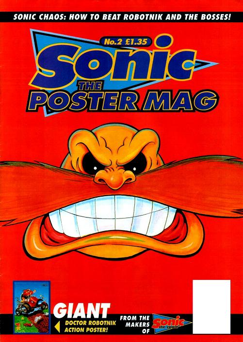 Sonic the Hedgehog Poster #15 Sonic and Tails vs Dr. Robotnik Frontiers Movie  3