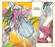 Spin Attack en Sonic the Hedgehog Story Comic Volume 1.