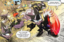 Infinite without his mask on, from Sonic Forces: Rise of Infinite.