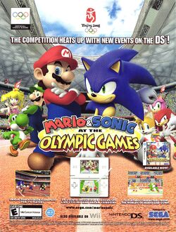 Mario Sonic Jogos Olímpicos 2008 - nintendo ds - Videogames