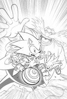 Edited cover RI (25) inks. Art by Richard Elson.