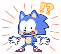 Sonic -Easy to Use Stickers-
