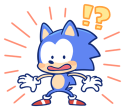 SONIC THE HEDGEHOG, Sticker for LINE & WhatsApp — Android, iPhone iOS