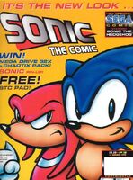 Sonic the Comic #58 (August 1995). Art by Carl Flint.