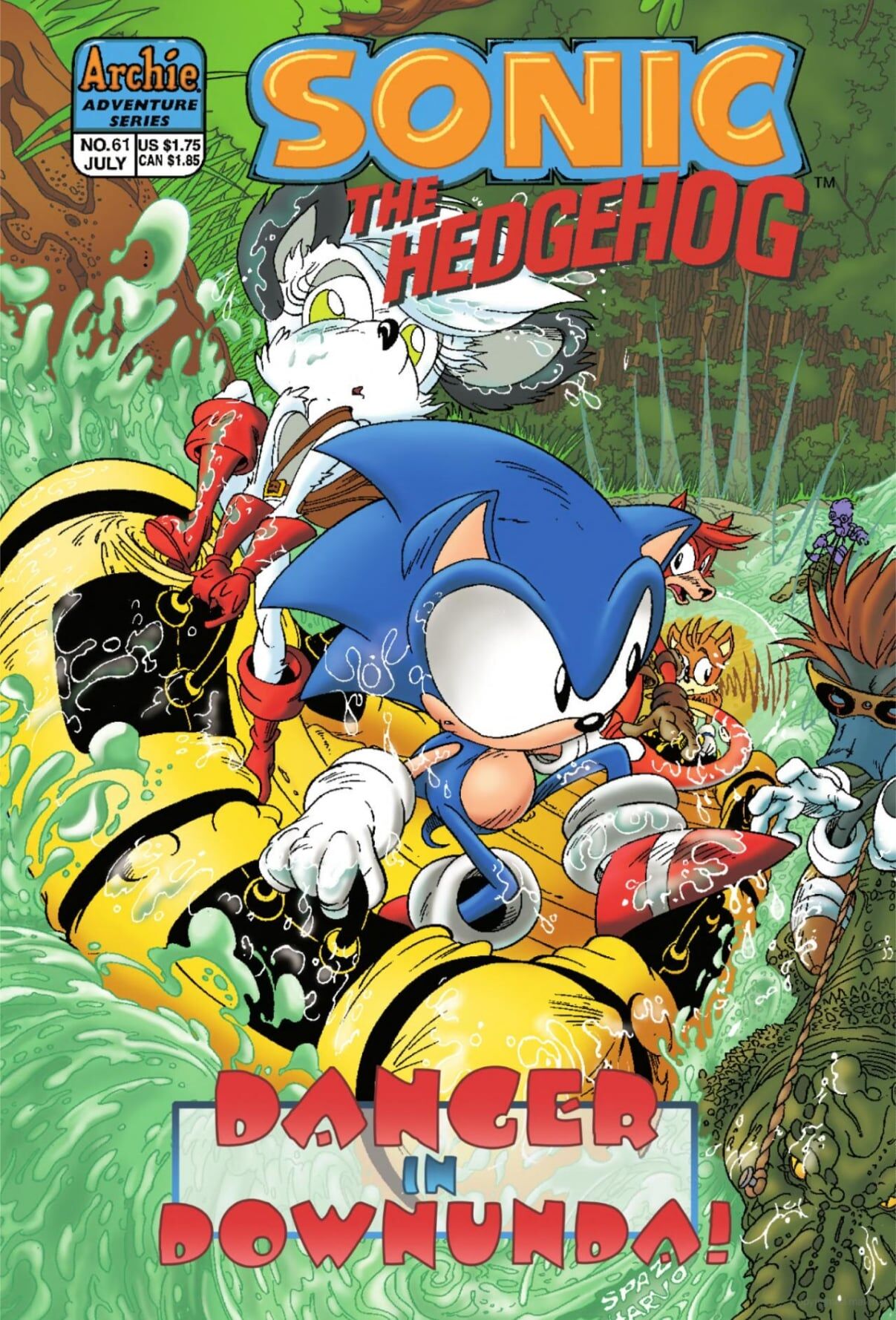 Sonic The Hedgeblog on X: Mighty The Armadillo's introduction panel from  Archie Comic's 'Knuckles Chaotix' 48 page special. [@Sonic_Hedgeblog]  [Patreon]   / X