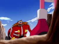 Eggman sees Amy’s feet