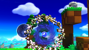 The Indigo Asteroid entering a secret Zone in the Wii U version of Sonic Lost World.