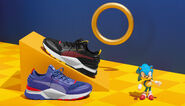 Promotional image of the alternate RS-0 Sonic and Dr. Eggman shoes.