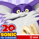 Sonic 20th Anniversary Twitter icon