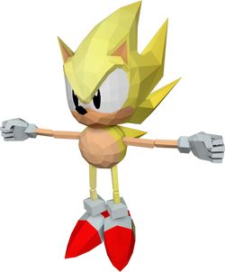 Sonic Art Resources — sonichedgeblog: An unused Super Sonic sprite