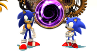 Modern Sonic and Classic Sonic Sonic Generations