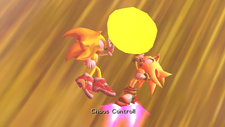 SA2 Super Sonic and Super Shadow using Chaos Control