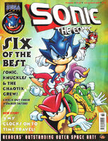 Sonic the Comic #136 (August 1998). Art by Carl Flint and John Burns.