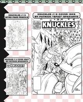 Cover draft from Knuckles the Echidna Archives Vol. 3.