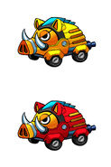 Artwork of yellow and red Fullboars