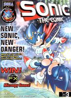 Sonic the Comic #168 (November 1998). Art by Richard Elson. Color by John M Burns.