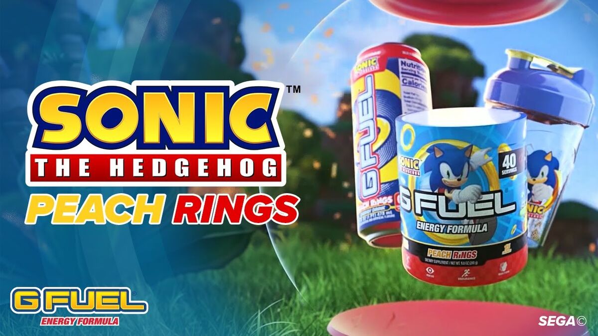 G Fuel and Sonic The Hedgehog's Amy's Strawberry Shortcake