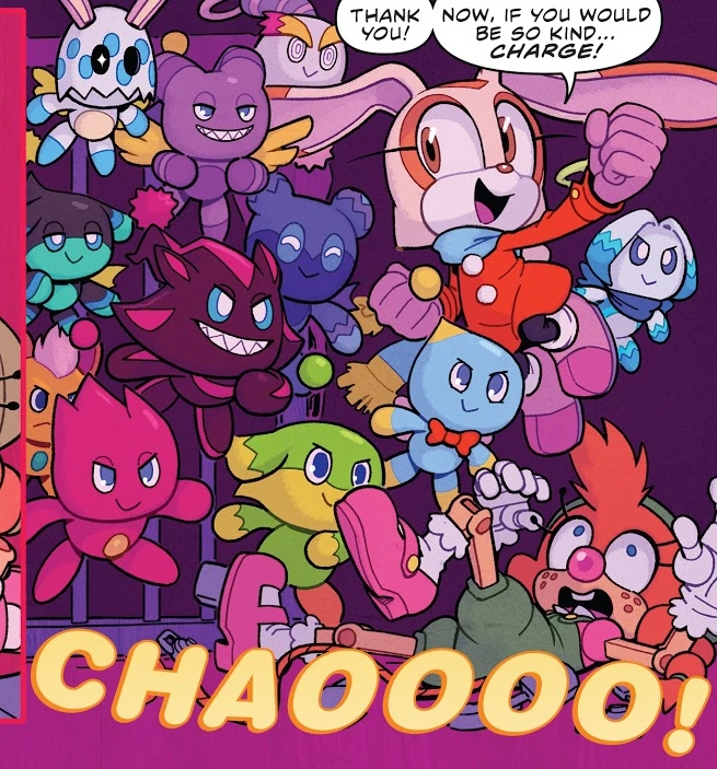 Sonic Chao, Tails Chao, Amy Chao & Knuckles Chao