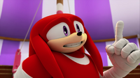 SB S1E12 Knuckles used his head