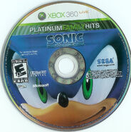 Sonic The Hedgehog (2006) - Disc - US (Platinum Hits) - (1)