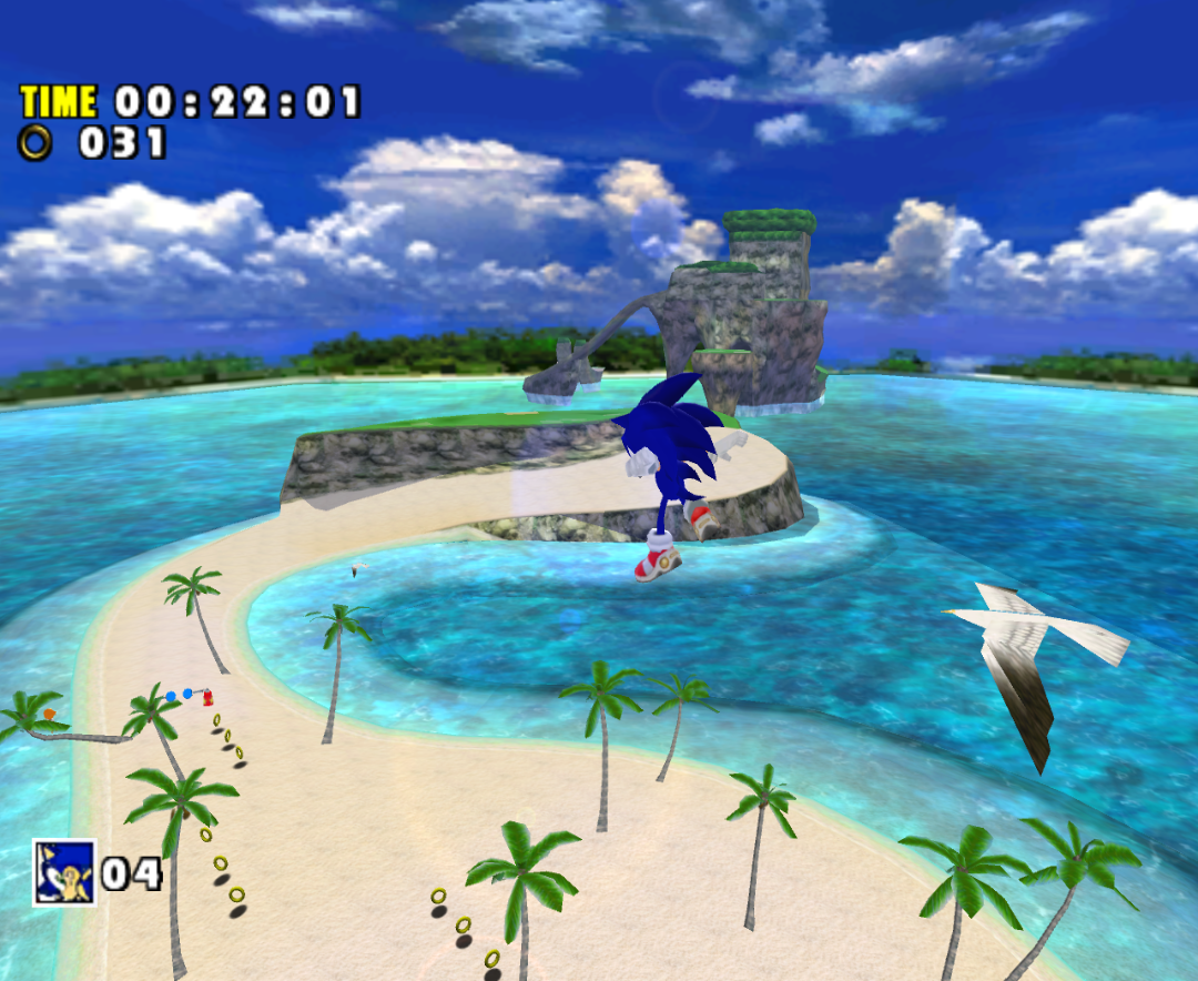 sonic adventure emerald coast