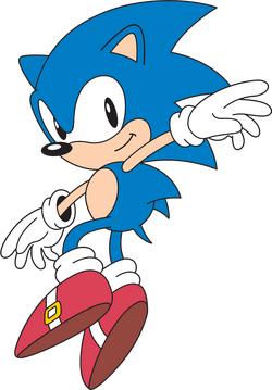 Sonic the Hedgehog Classic Sonic · Creative Fabrica