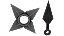 Shuriken i Kunai - uzbrojenie Espio