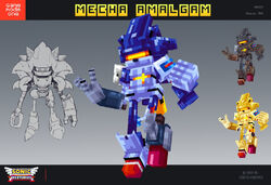 Mecha Sonic MK.II by Robnghost on Newgrounds