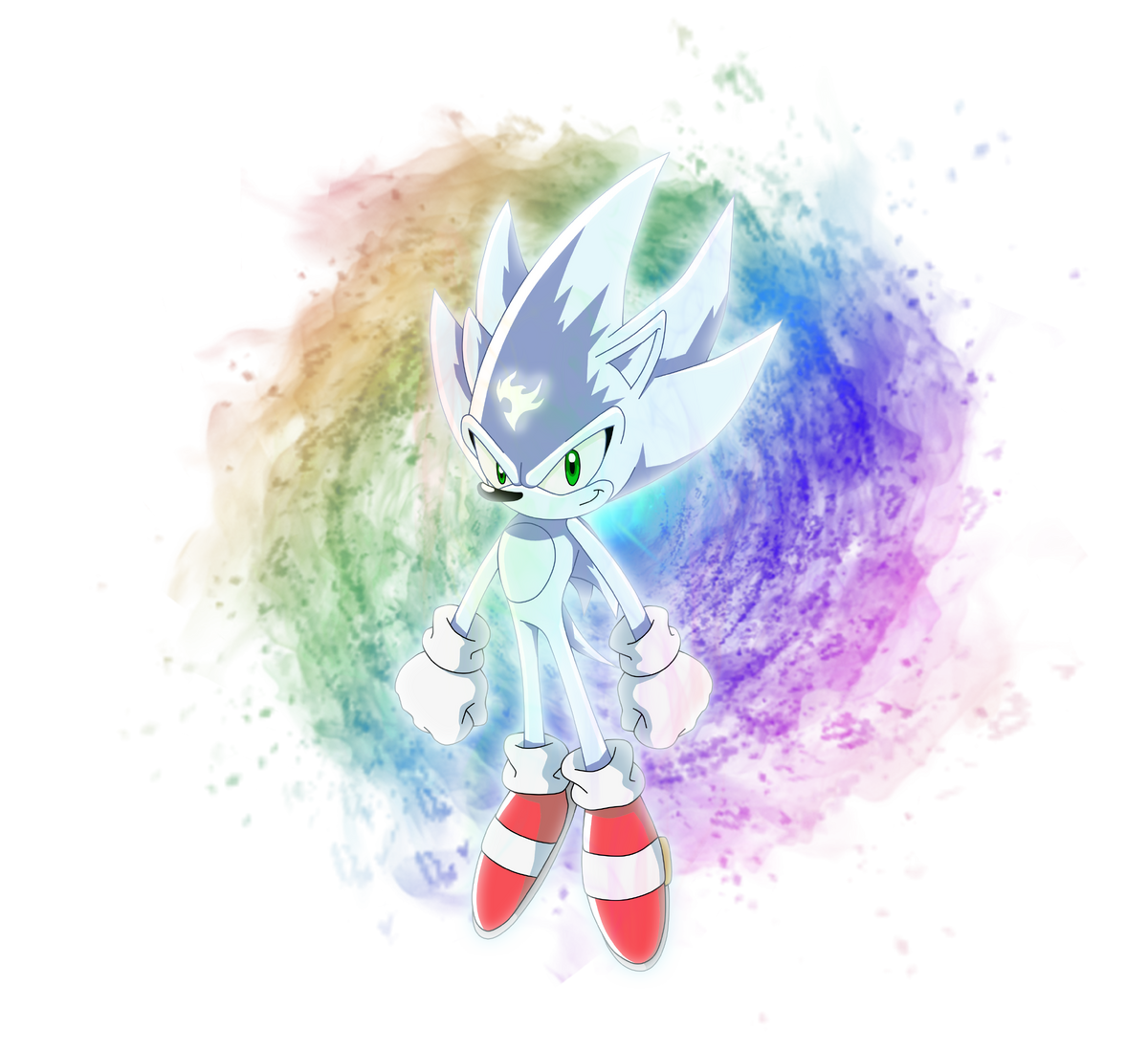 collab: Hyper Sonic by rontufox on DeviantArt