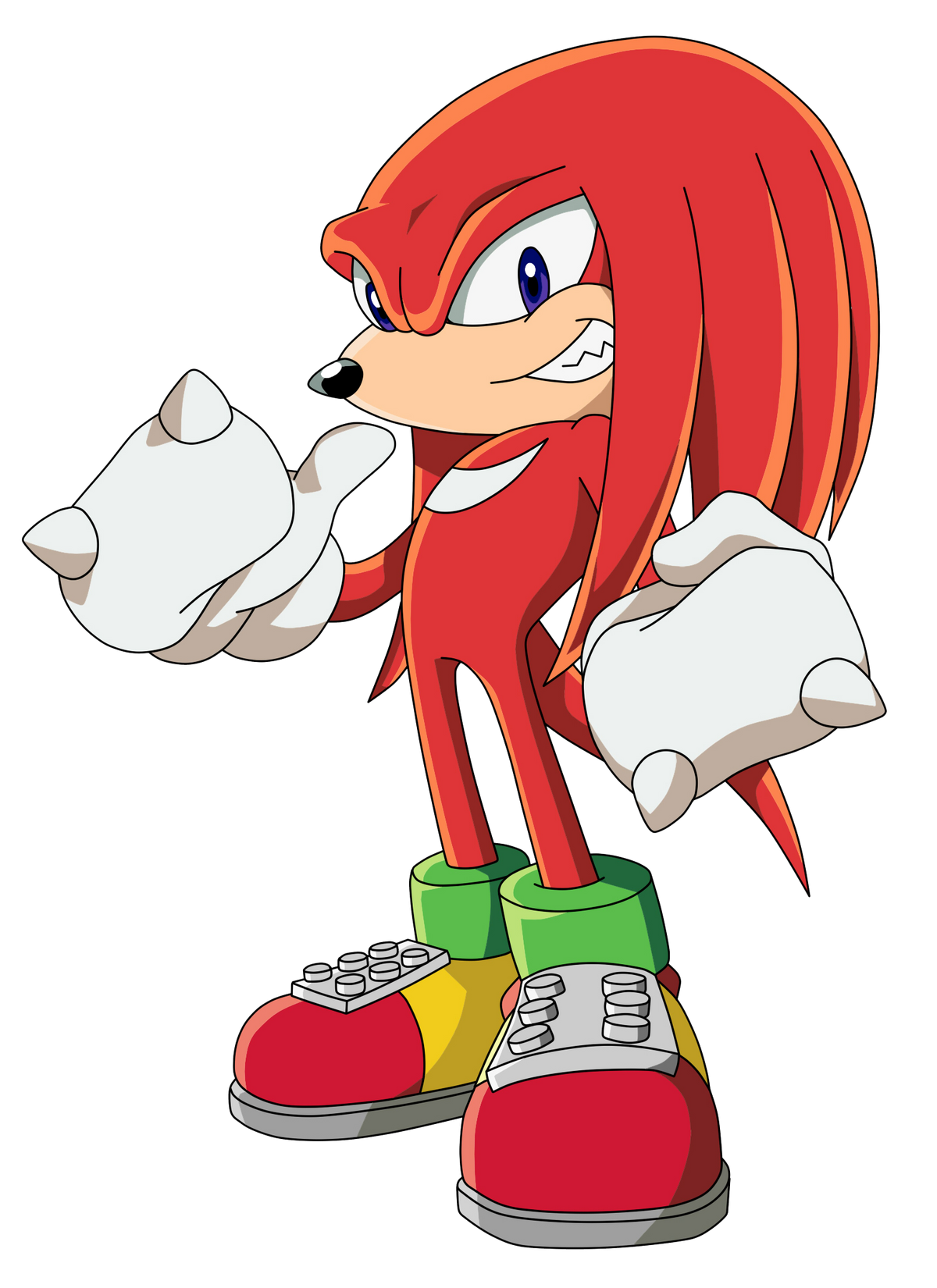 Knuckles The Echidna Sonic X Heroes Forever Wiki Fandom