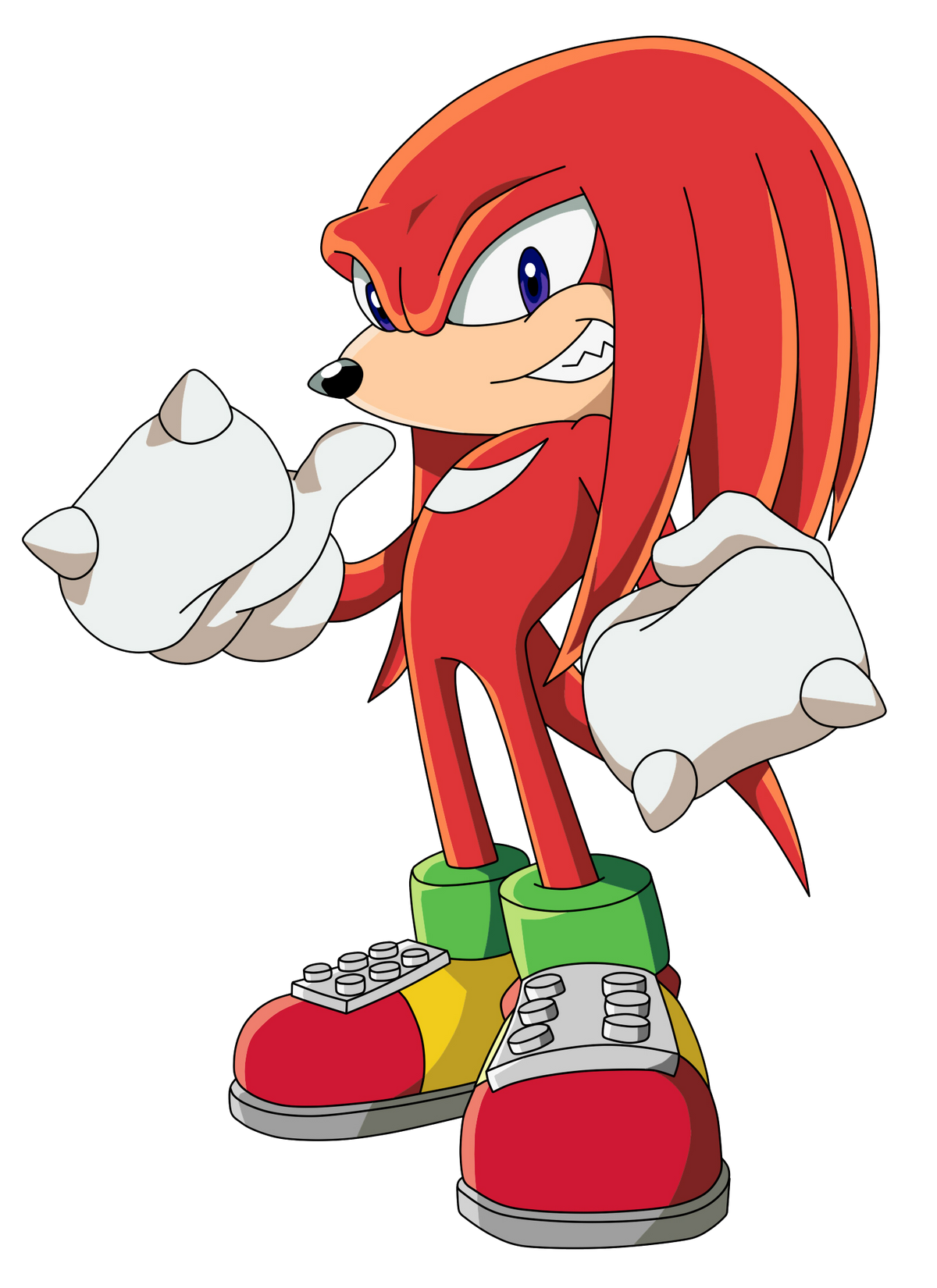 Knuckles the Echidna Sonic X Heroes Forever Wiki Fandom