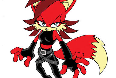 Knuckles and Julie-Su In Sonic X form by ShineTheEchidna07 on