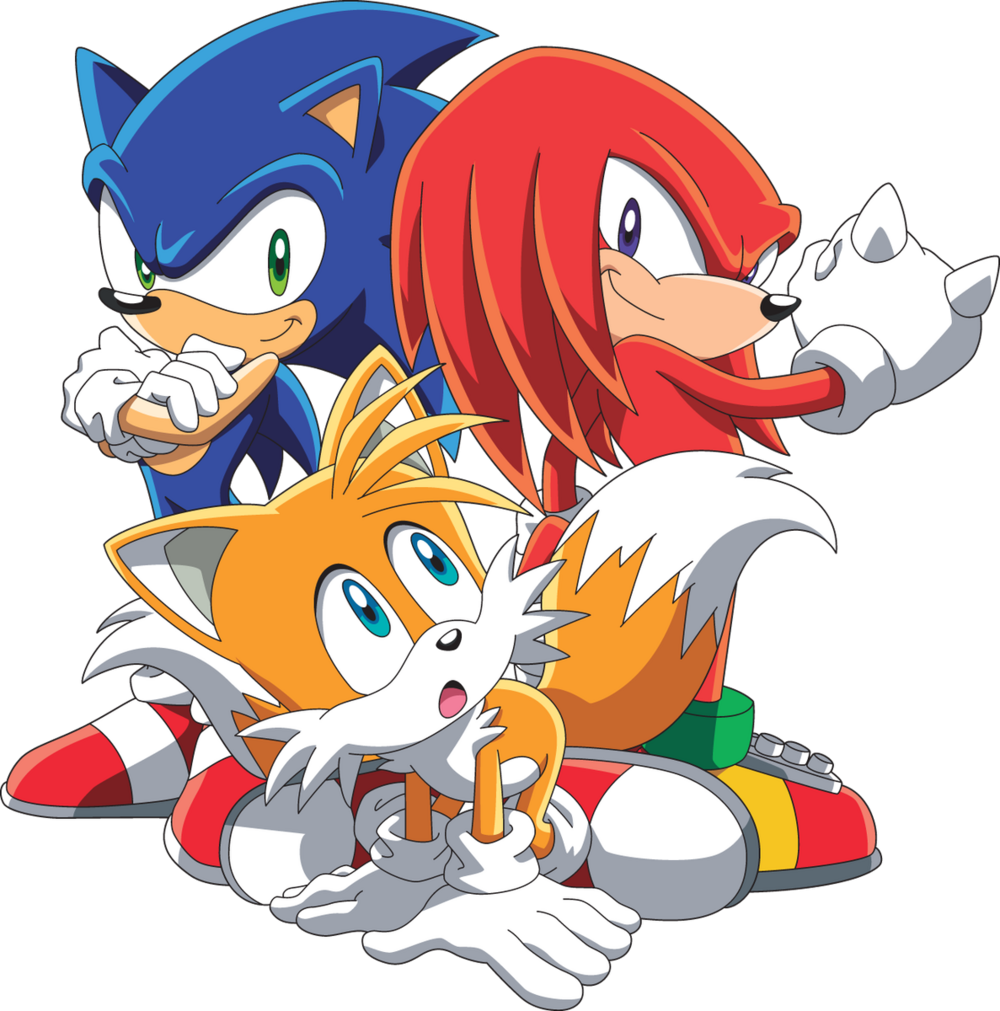 Quem é mais forte team sonic (sonic ,tails e knuckles) ou shadow