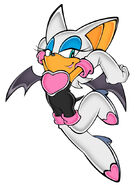 Rouge showing off