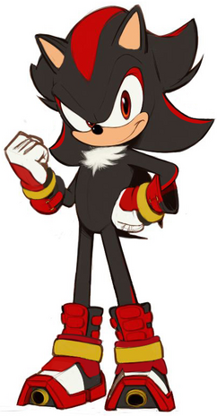 Sonic Boom but only when Shadow speaks 