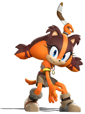 Sticks é uma nova personagem para Sonic Boom