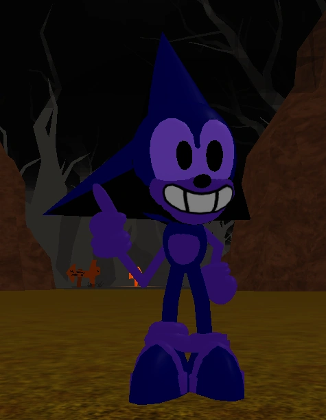 I saw the vs Sonic.Exe mod and looked at Majin Sonic, apparently Nintendo  themself stated that he was never ment to be scary, now I headcannon that  he actually is friendly and