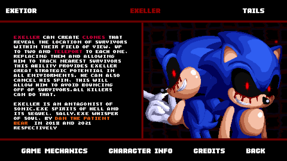 Sonic.exe The Disaster 2D Remake moments-Trying out all of the Sonic.Exe  characters 