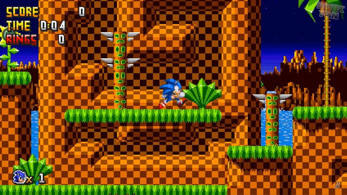 green hill zone  A Essência de Sonic the Hedgehog