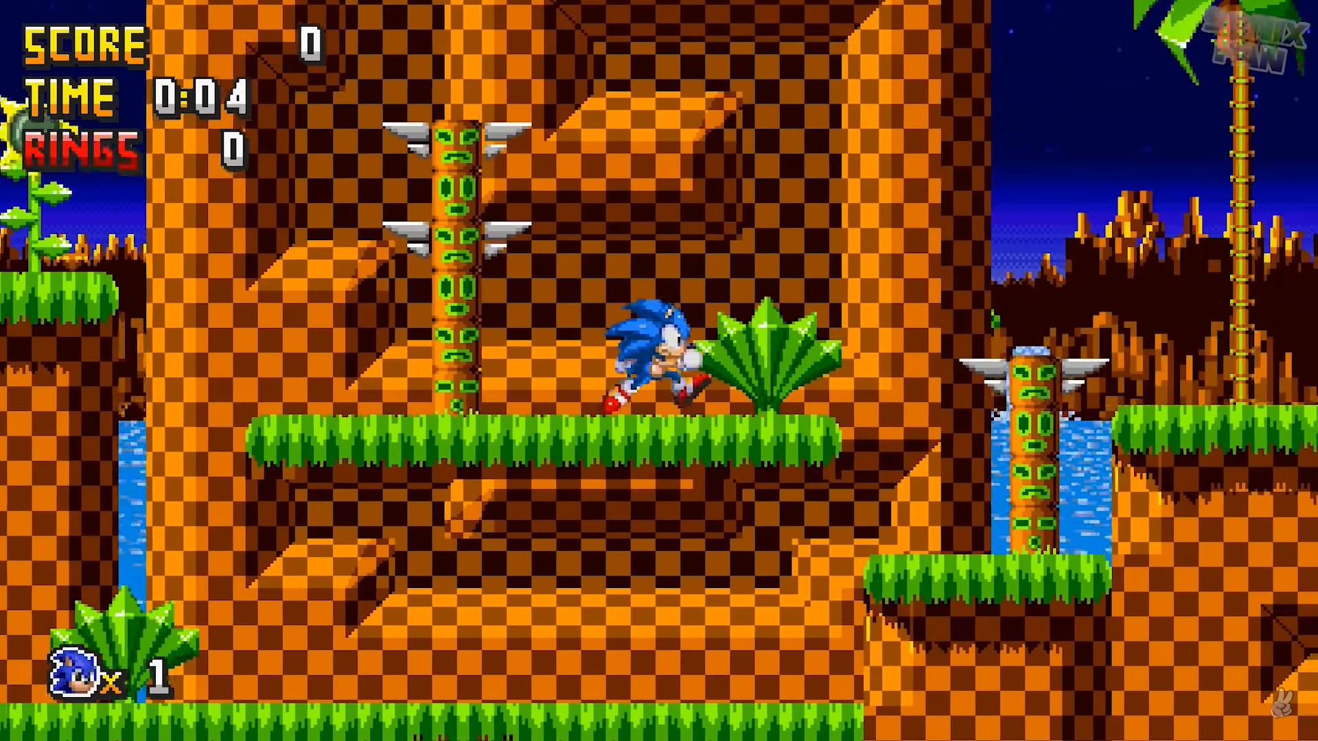 Sonic Mania Green Hill Zone Gameplay w/ Commentary 