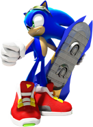 Sonic from Sonic Riders