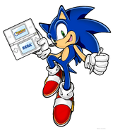 Sonic from Sonic Rush Adventure