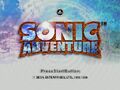 Sonic Adventure title