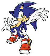 Sonic from Sonic Adventure 2 Battle