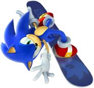 Sonic in Mario & Sonic at The Olympic Winter Games