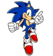 Sonic from Sonic Rush Adventure