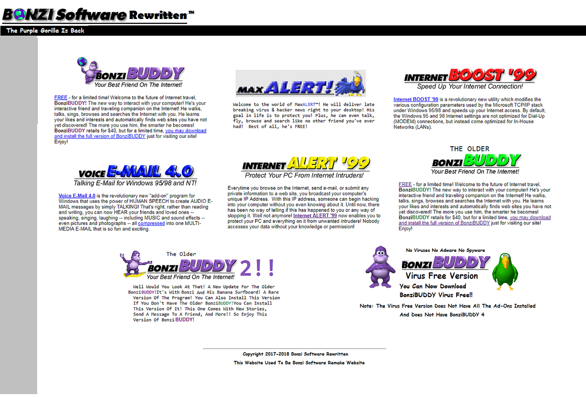 BonziBUDDY! (1999 Version) : Bonzi Software : Free Download, Borrow, and  Streaming : Internet Archive