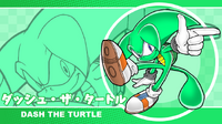 Dash the Turtle in Sonic Channel, 2021